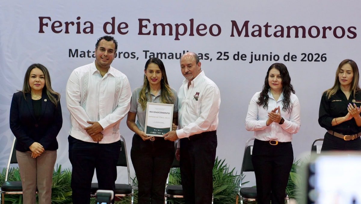 Feria laboral en Matamoros conecta talento local con empleos formales