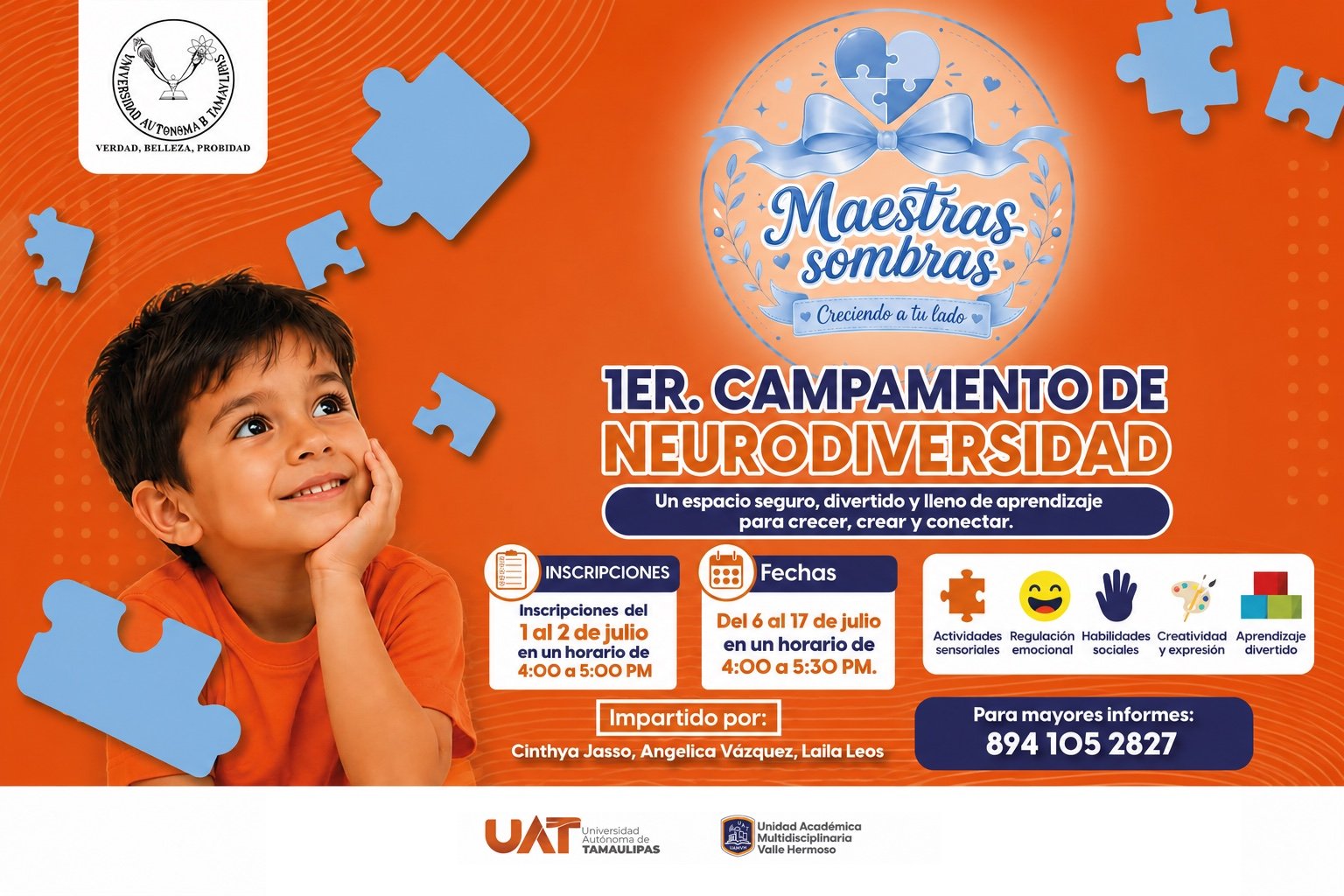 Niñas y niños neurodivergentes contarán con campamento inclusivo de la UAT