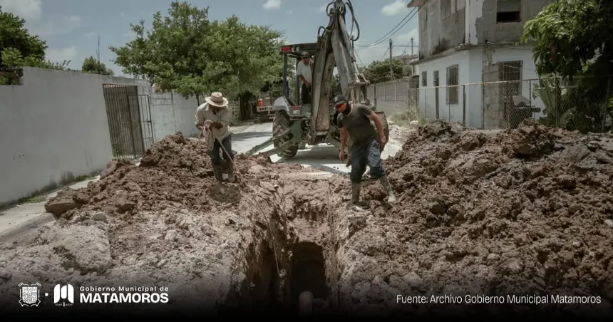 Matamoros avanza con pavimentación, obras hidráulicas y certeza patrimonial