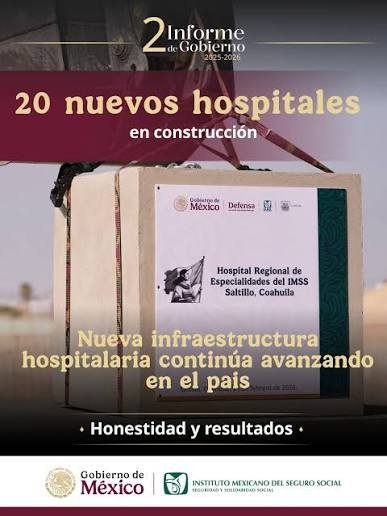 El IMSS refuerza su red hospitalaria con nuevas unidades en el país