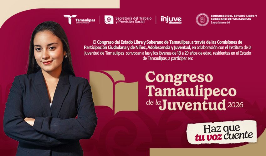 Tamaulipas presenta agenda juvenil para abrir más oportunidades en 2026