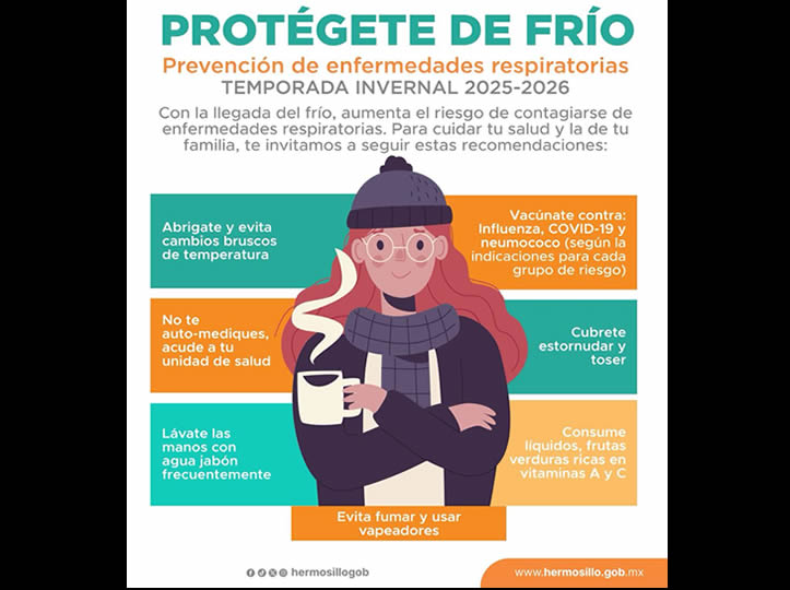 Salud refuerza medidas preventivas para proteger a la población durante el frente frío