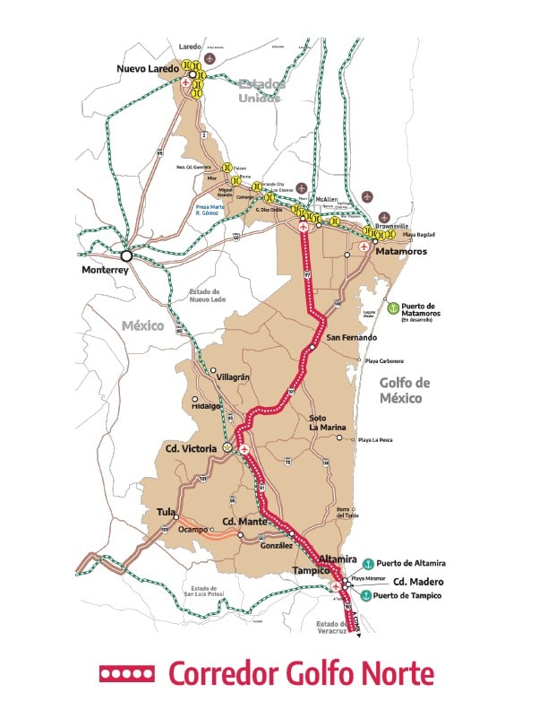 Corredor del Golfo Norte perfila una nueva etapa de conectividad para Tamaulipas