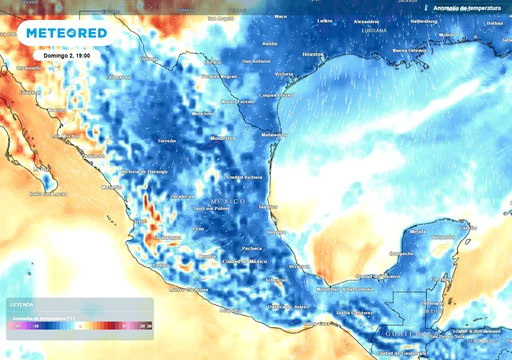 Frente frío 42 activa prevención pese al dominio del calor nacional